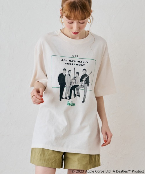 tシャツ 「THE BEATLES/ザ ビートルズ」フォトプリントTシャツ / バックプリント レディース メンズ The Beatles tシャツ 「THE BEATLES/ザ ビートルズ」フォト