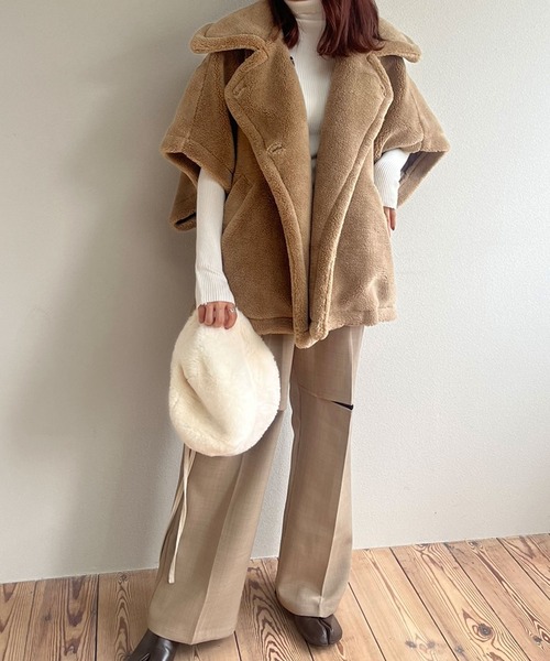 テディベア　ポンチョ bebb2b787097657c151b4fde5daf7b