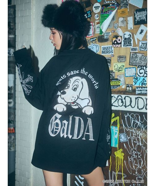 GALFY | JACKROSE×VANSON×GALFY-炎犬Long Sleeve Tee - Buyee, an