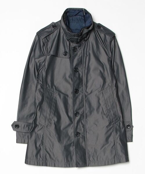 BURBERRY BLACK LABEL | チェック柄チェスターコート - Buyee, an