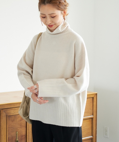 【bb.chan】新品タグ付きSpick and Spanタートルニット 新品未使用】Spick and Span タートルネックニット タグ付き