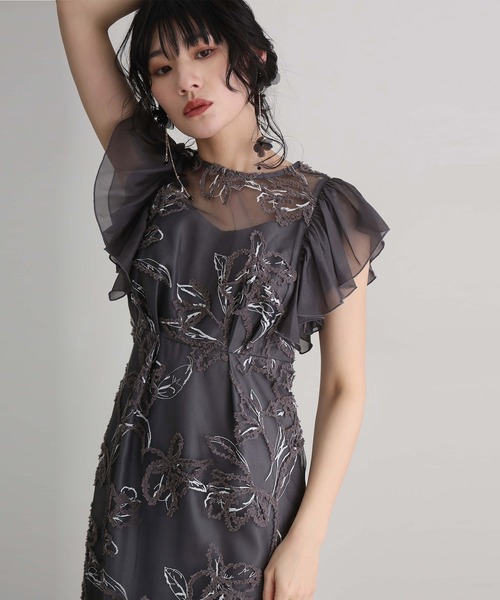 atlo 袖あり&ミモレ丈同窓会3点セットセレモニー結婚式