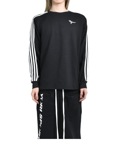 YORI SPORT | YORI SPORT 5STRIPE LONG SLEEVE T-SHIRT - Buyee, an