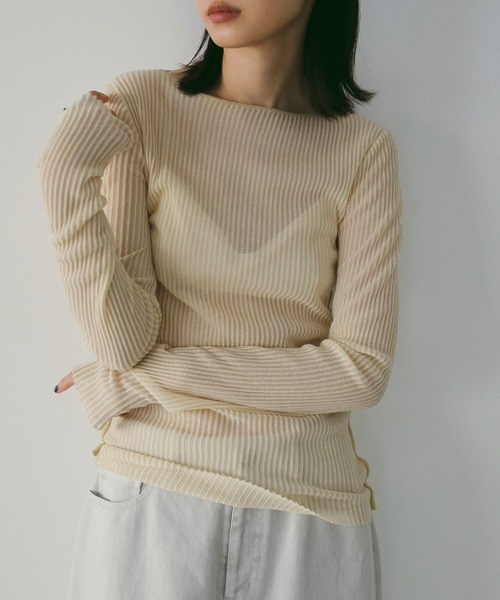 ANUKE | Slit Rib Knit - Buyee, an Online Proxy Shopping Service
