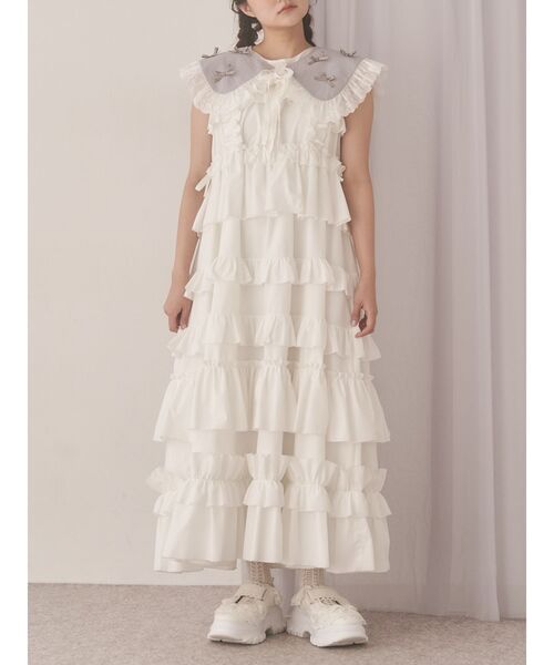 merry jenny フリルティアードワンピース merry jenny ワンピース フリルティアードワンピース : ZOZOTOWN