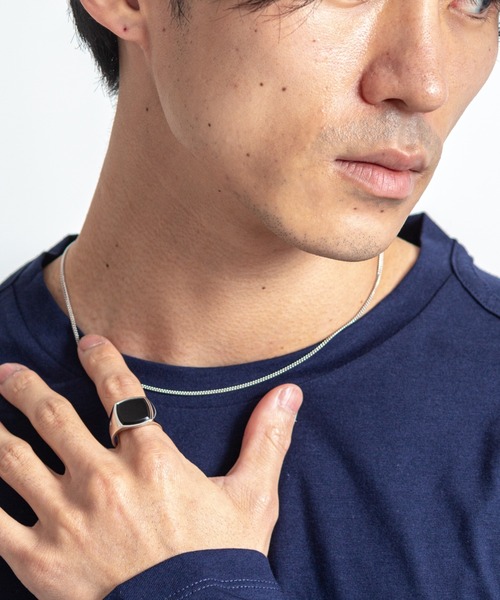 TOMWOOD Curb Chain Slim １７inch TOM WOOD | 【TOMWOOD(トムウッド)】Curb Chain Slim シルバー