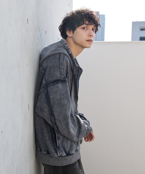 【Spielio】ヴィンテージライク合皮ブルゾン Spielio（シュピーリオ）の「【Spielio】vintage like blouson