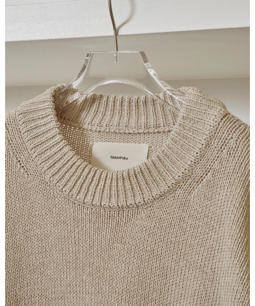 TODAYFUL | Roundhem Linen Knit - Buyee, an Online Proxy Shopping