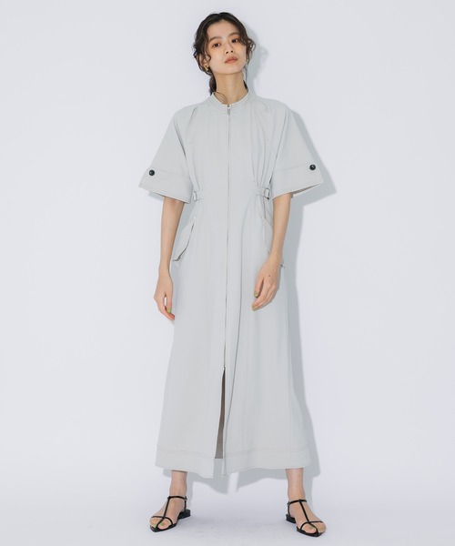 【PUBLIC TOKYO/パブリックトウキョウ】キルティングスタンドカラージレ PUBLIC TOKYO/パブリックトウキョウ】キルティングスタンド