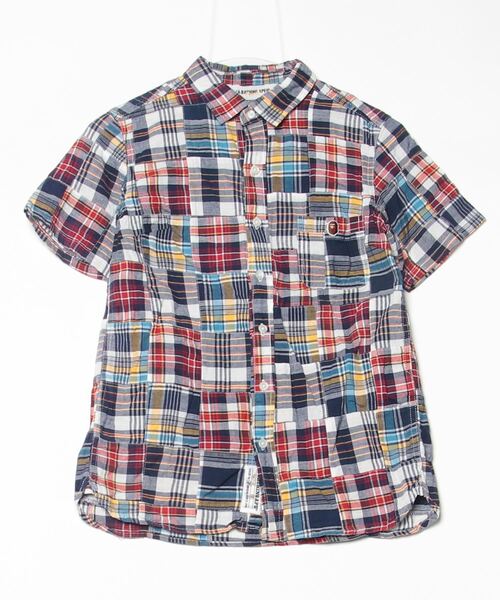 エイプ マルチチェック柄 半袖シャツ XXL エイプ マルチチェック柄 半袖シャツ XXL - メルカリ