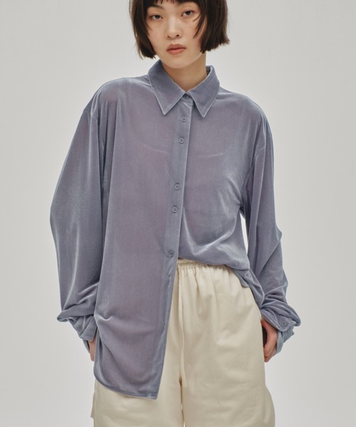 美品 Roundhem Velour Shirts TODAYFUL DSC03144_e1ac8d64-584f-4587-