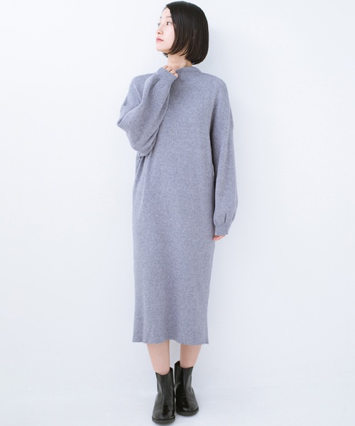 Haco きちんとしたシーンにも頼りになる 上品リブニットワンピース Buyee An Online Proxy Shopping Service Shop At Zozotown Bot Online