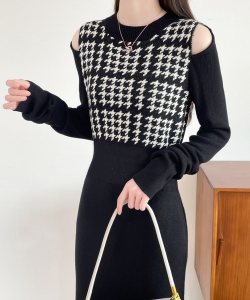 Pal elfy クラシカルシャツレイヤードワンピース