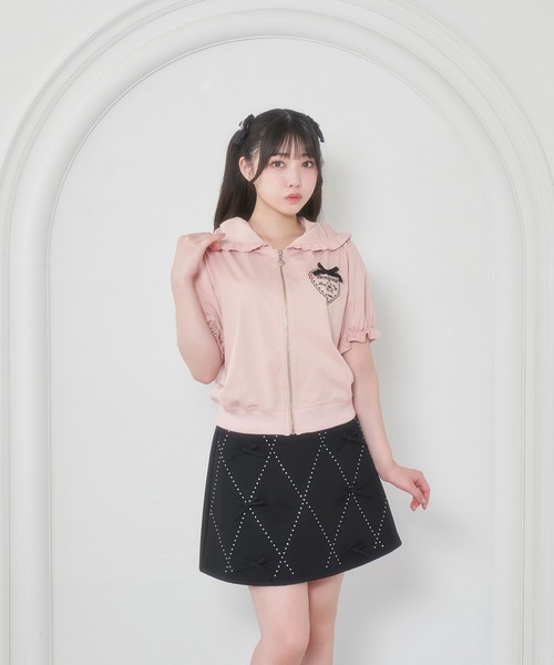 ♡Honey Cinnamon♡袖ラインUVカットパーカー 袖ラインストーンUVカットパーカー – BUNNY APARTMENT