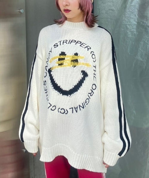 CANDY STRIPPER | BLINDFOLDED SMILE ニット - Buyee, an Online Proxy  