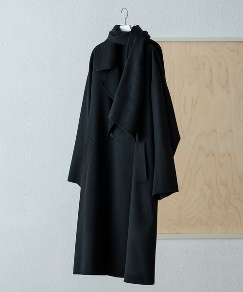 ADAM ET ROPE' | 《マフラー付き》メリノウール ダブルフェイス