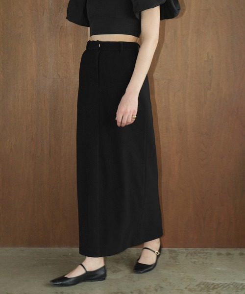 【週末値下げ】CLANE☆RIB STRIPE STRAIGHT SKIRT CLANE クラネ “RIB STRIPE STRAIGHT SKIRT” リブストライプスト