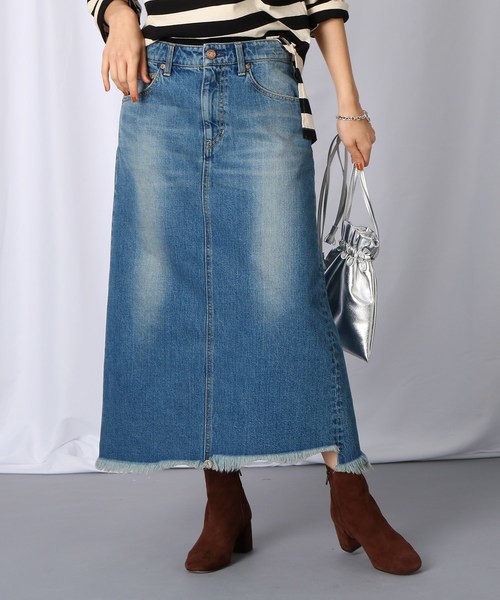 Jet 洗える カットオフ ロングデニムスカート Buyee An Online Proxy Shopping Service Shop At Zozotown Bot Online