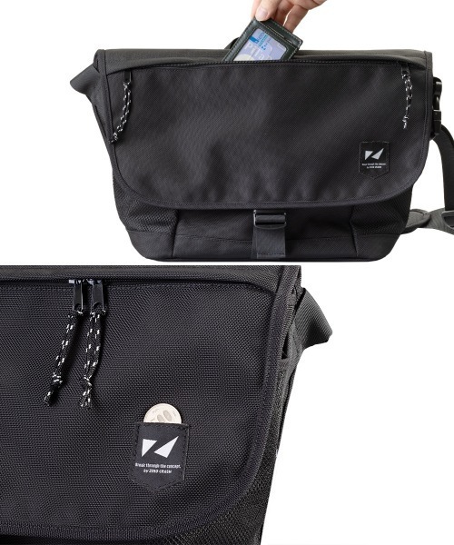 ZERO CRASH | CORDURA BALLISTIC NYLONメッセンジャーバッグ - Buyee