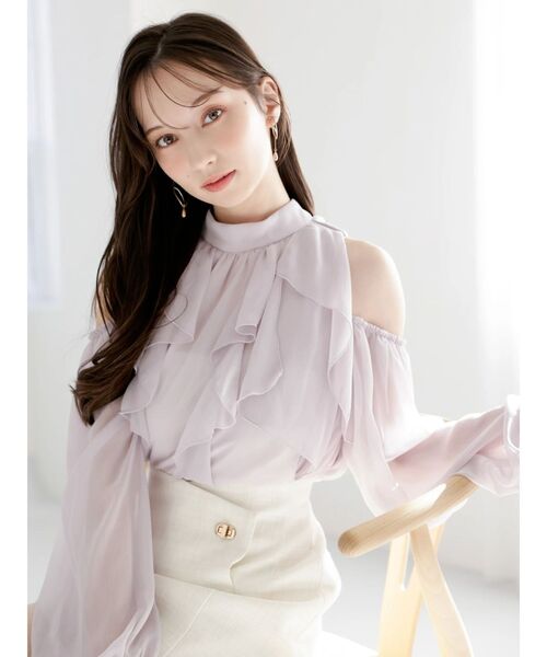 DAZZLIN | オープンショルダーバルーントップス - Buyee, an Online 