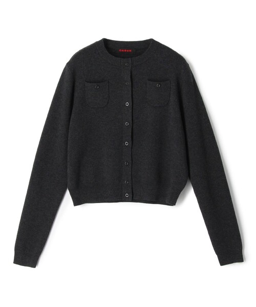 CABAN | CABaN コットンカシミヤ クルーネックカーディガン  