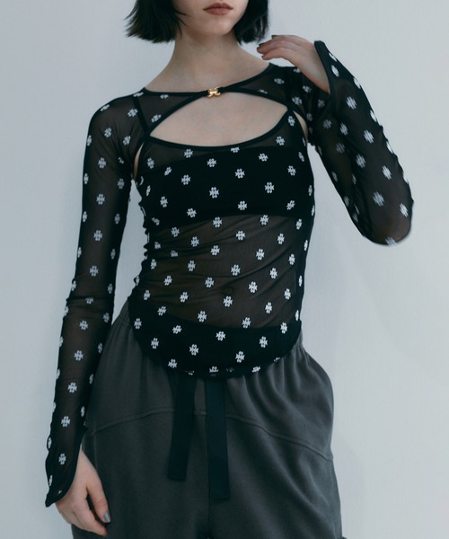 トップス sorin SWAN LAKE U-NECK TOPI SORIN SWAN LAKE U-NECK TOP（SORIN | SWAN LAKE Two-piece Top
