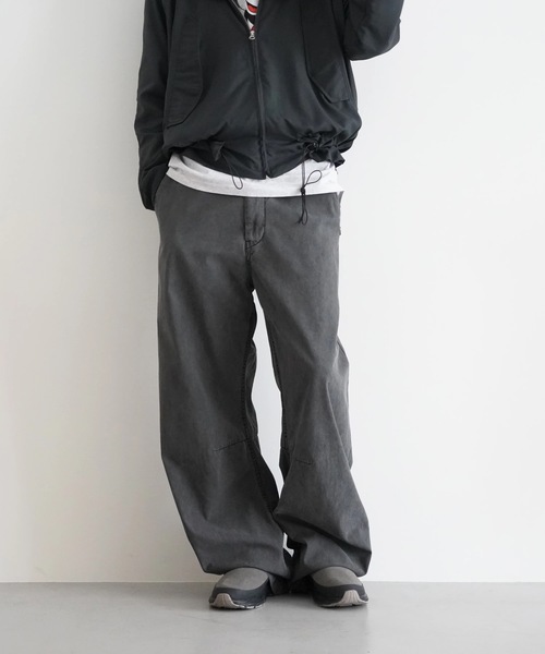 KAIKO | KAIKO THE DENIM WIDE FIT COTTON GABARDINE - Buyee, an 