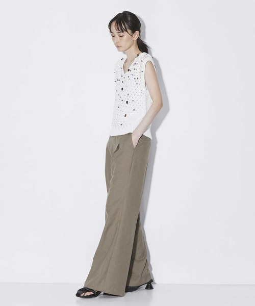 【専用】【新品】AKIRANAKA Gerda glass beads&ores AKIRANAKA/アキラナカ】別注 Gerda glass beads&ores knit BK