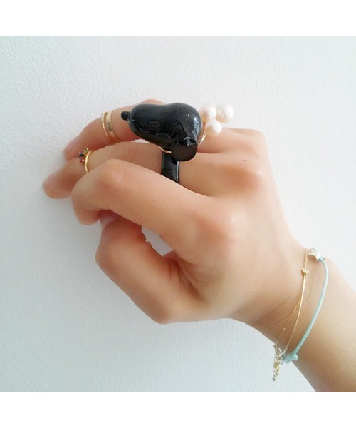 Love By E M スヌーピーリング ブラック Buyee An Online Proxy Shopping Service Shop At Zozotown Bot Online