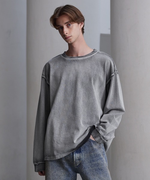 CLEL ヴィンテージデザイン3Dジャガード半袖ニットポロ(L) CLEL