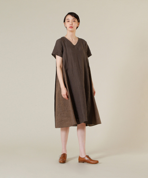 Adieu Tristesse Loisir リネンパッチワークワンピース Buyee Layanan Belanja Online Belanja Di Zozotown