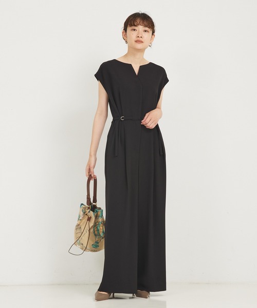 ブラウス シャツ フロントラッフルノースリーブブラウス/夏服/オフィスカジュアル/ノースリーブトップス レディース セール】フロントラッフルノースリーブブラウス/夏服/オフィス