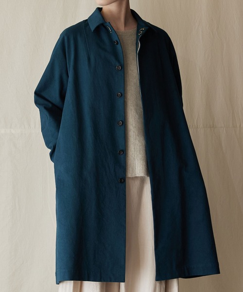 SUZUKI TAKAYUKI | stand-fall-collar coat - Buyee, an Online Proxy 