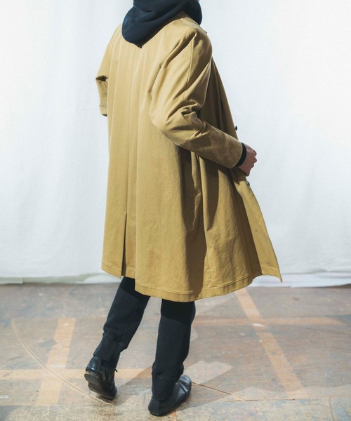 SUZUKI TAKAYUKI | stand-fall-collar coat - Buyee, an Online Proxy
