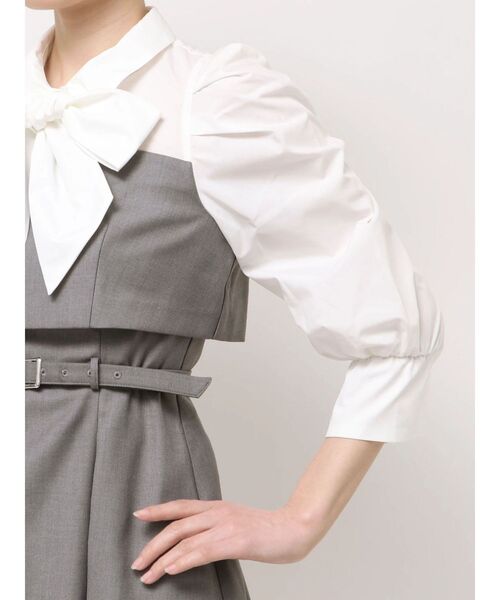 dazzlin 2WAYボウタイレイヤードミニワンピース DAZZLIN | 2WAYボウタイレイヤードミニワンピース - Buyee, an Online