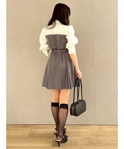 DAZZLIN | 2WAYボウタイレイヤードミニワンピース - Buyee, an Online