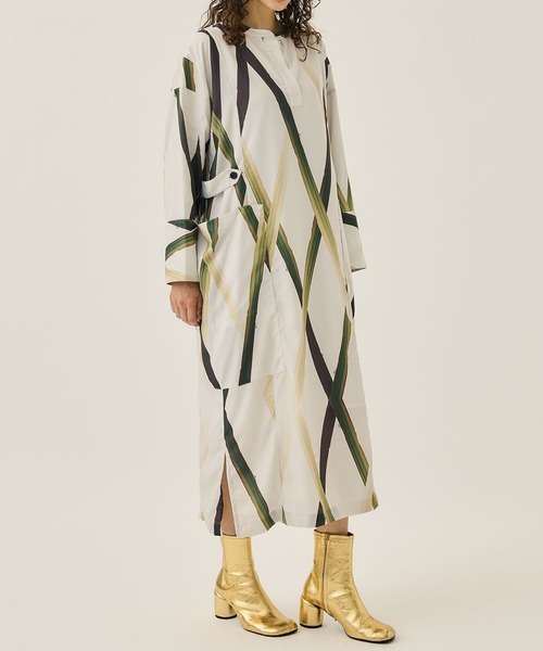 IHNN | 【IHNN/(イン)】ラインプリントワンピース - Buyee, an Online  