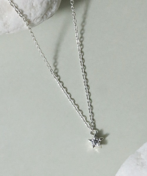 E.M. | SILVER925ジルコニア3粒フープピアス/レディース/メンズ/ギフト
