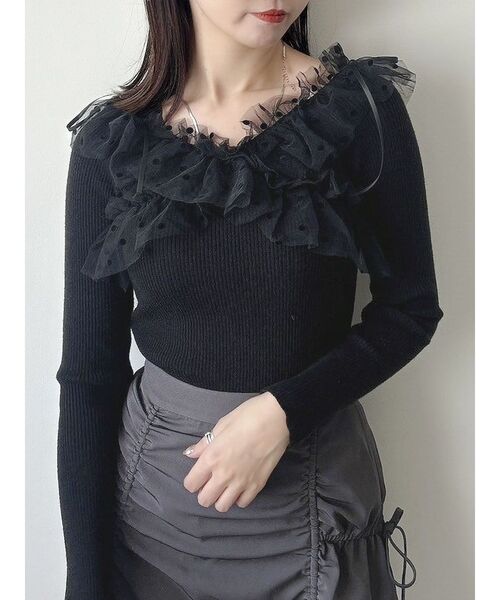 トップス goth/vintage frill l/s top goth/vintage frill l/s top