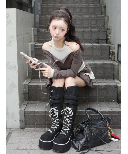 Darich まとめ売り パイピングサマーツイードセットアップ（ワンピース）｜Darich