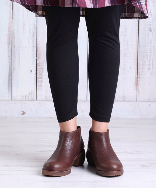 Hina Day Green 太ヒールナチュラルレザーショートブーツ Buyee An Online Proxy Shopping Service Shop At Zozotown Bot Online