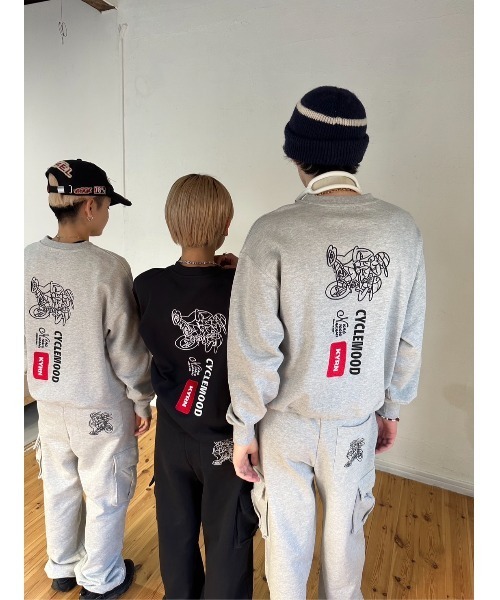 KAOYORINAKAMI | punchbike sweat / パンチバイクスウェット - Buyee