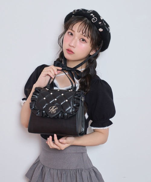 Honey Cinnamon ハート ケープ ポンチョ ホワイト Honey Cinnamon ハート ケープ ポンチョ ホワイト