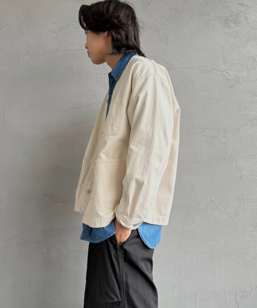 DANTON | 【WEB限定】[DANTON/ダントン] KATSURAGI Vネックノーカラー