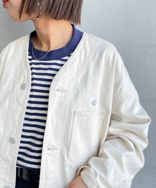 DANTON | 【WEB限定】[DANTON/ダントン] KATSURAGI Vネックノーカラー