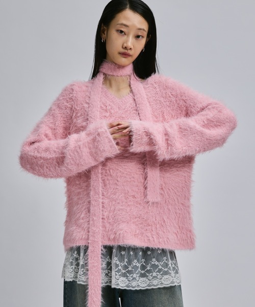 ジャケット・アウター FEKETE NO COLLAR FRILL JACKET FEKETE | NO COLLAR FRILL JACKET / ノーカラーフリルジャケット