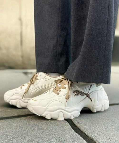 PUMA ウィメンズパルサー ウェッジ モノグラム スニーカー PUMA Pulsar Wedge Mesh（プーマ パルサー ウェッジ メッシュ