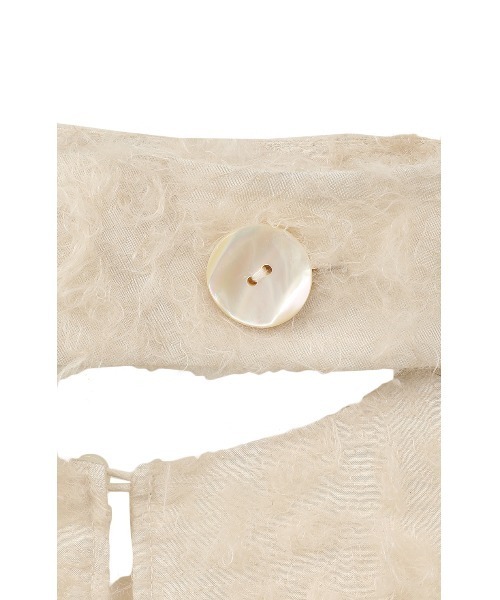 CLANE | FEATHER RIBBON NOSLEEVE TOPS - Buyee, an Online Proxy