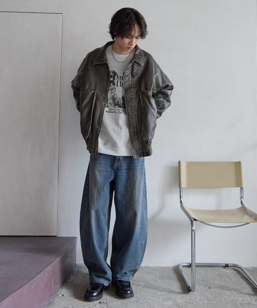 PBLIM | 《UNISEX》ウォッシュドレザーブルゾン - Buyee, an Online