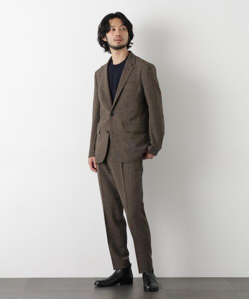 CAMPHOR WOOD | DOUBLE BREASTED STRIPE TAILORED JACKET / ダブル